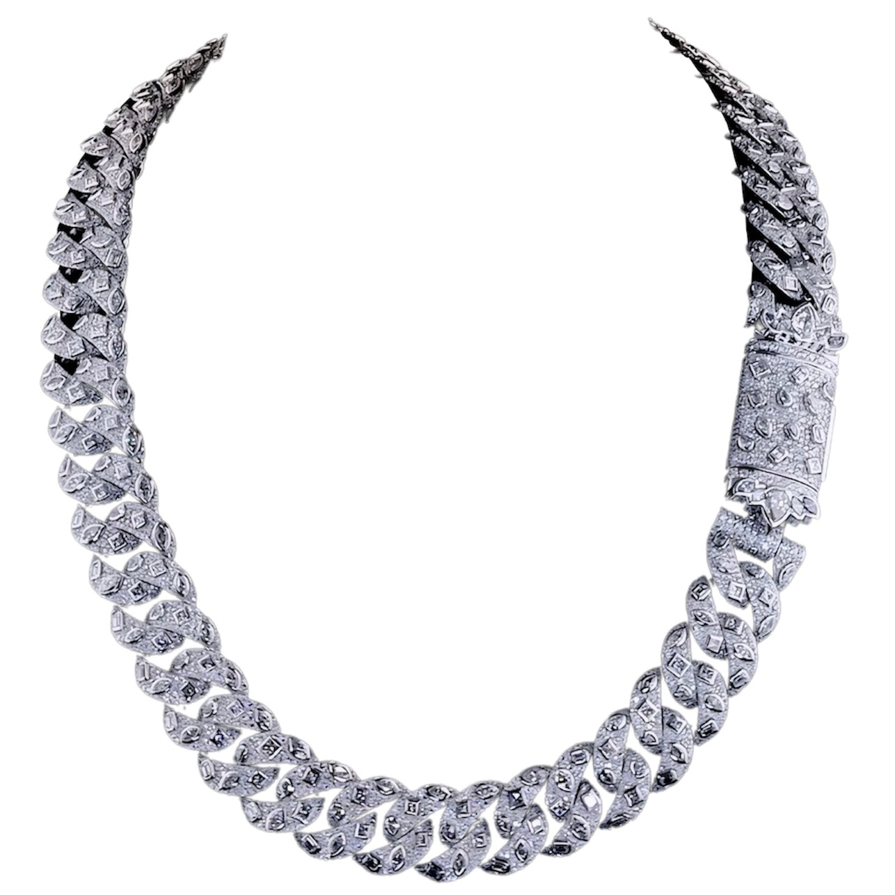 MULTIPLE CUT DIAMOND MIAMI CUBAN LINK CHAIN