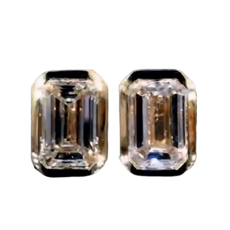 EMERALD DIAMOND EARRINGS