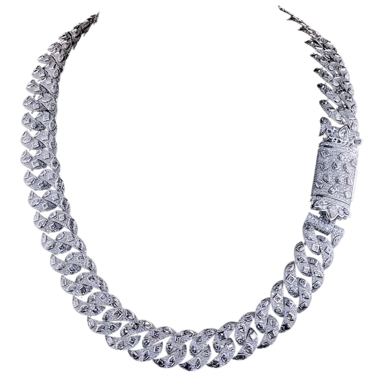 MULTIPLE CUT DIAMOND MIAMI CUBAN LINK CHAIN