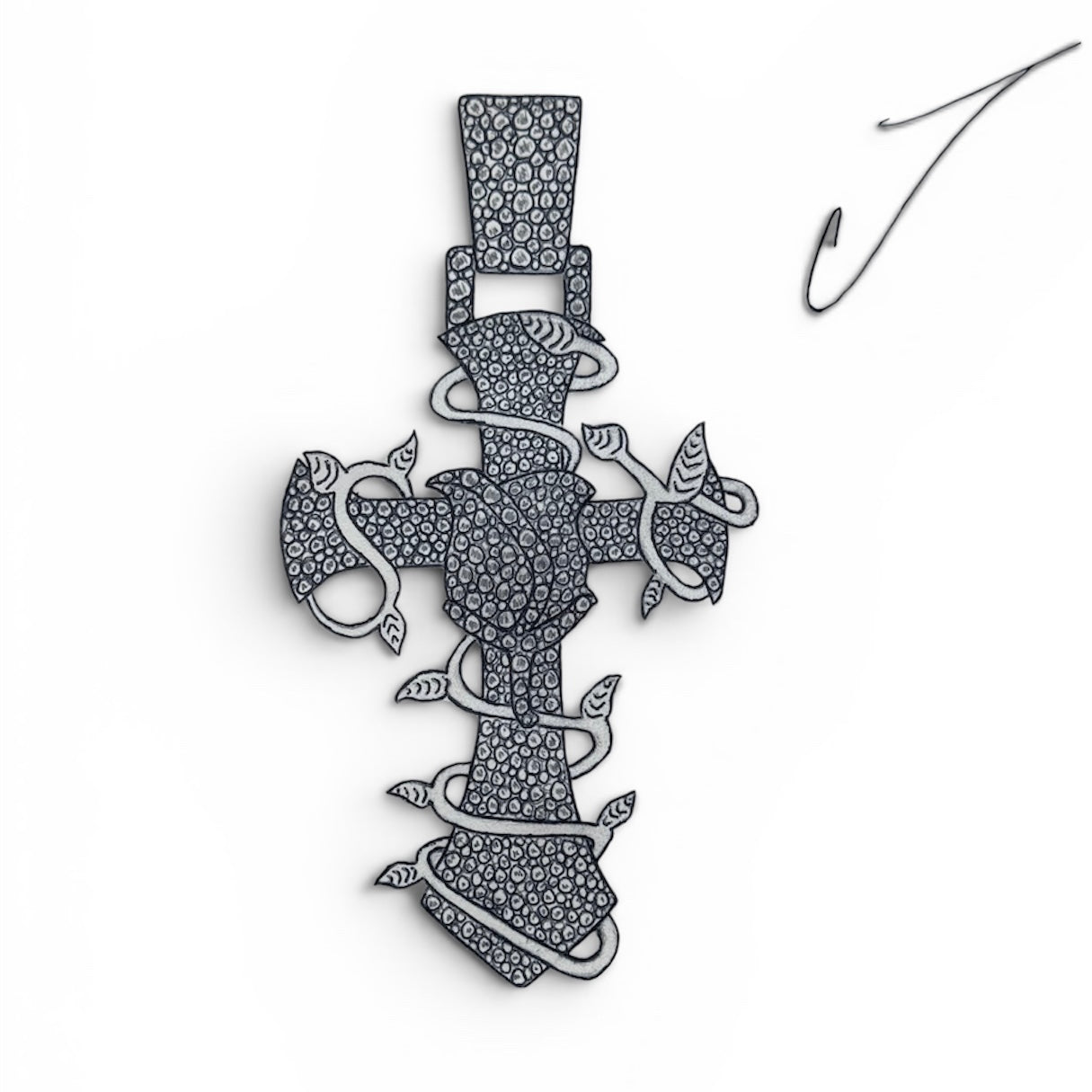 ROSE CROXS PENDANT