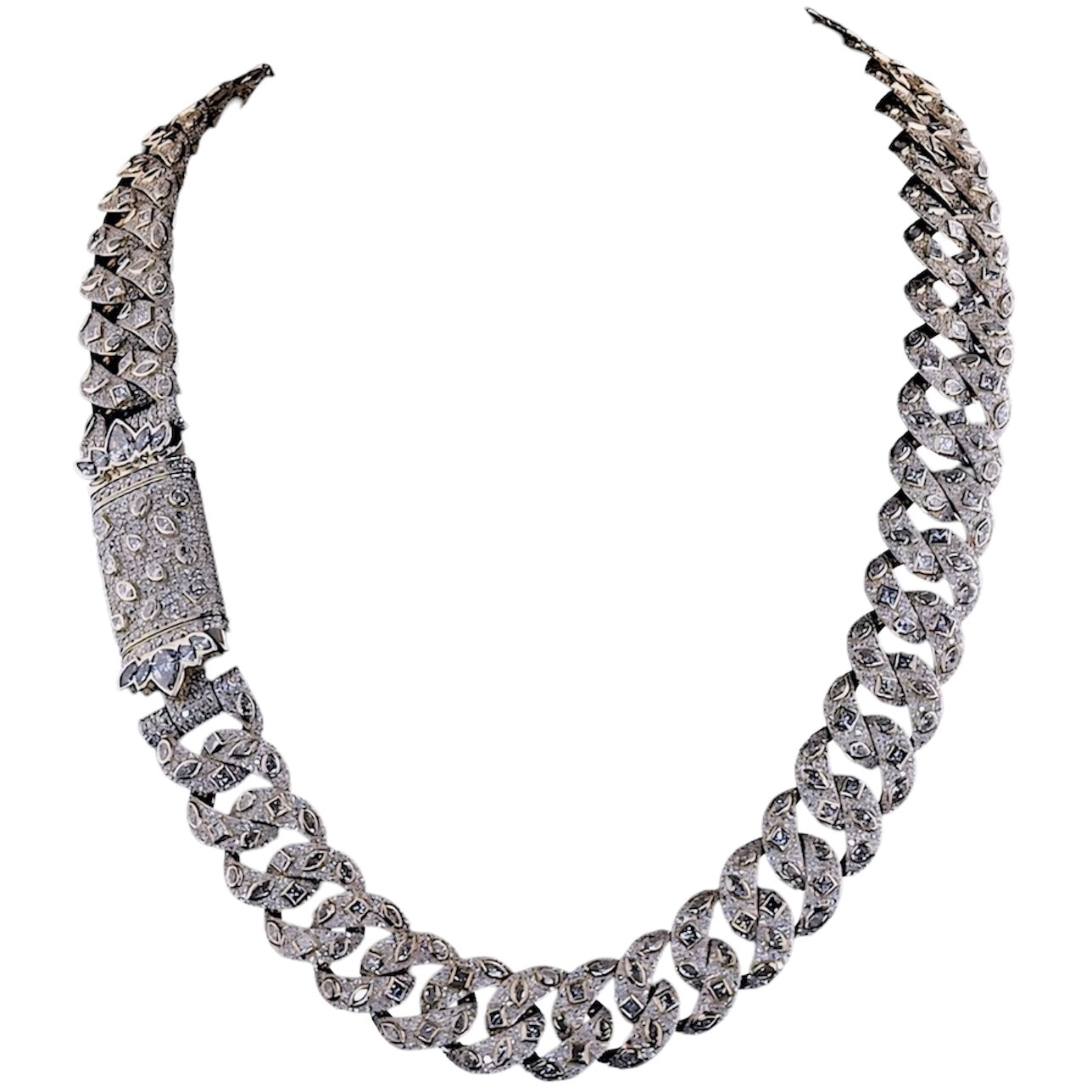 MULTIPLE CUT DIAMOND MIAMI CUBAN LINK CHAIN